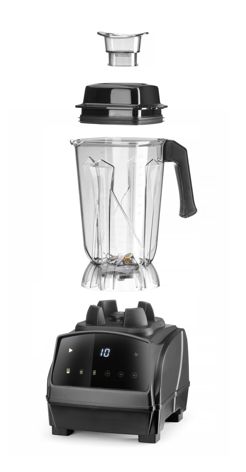 Digitálny mixér bez BPA, HENDI, 2,5L, Čierna, 230V/1680W, 220x240x(H)535mm