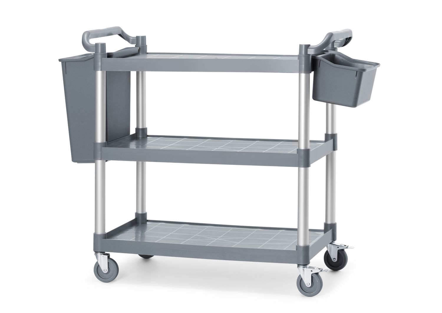 3-obalový polypropylénový servisný vozík, veľký, AmerBox, 1010x500x(H)960mm