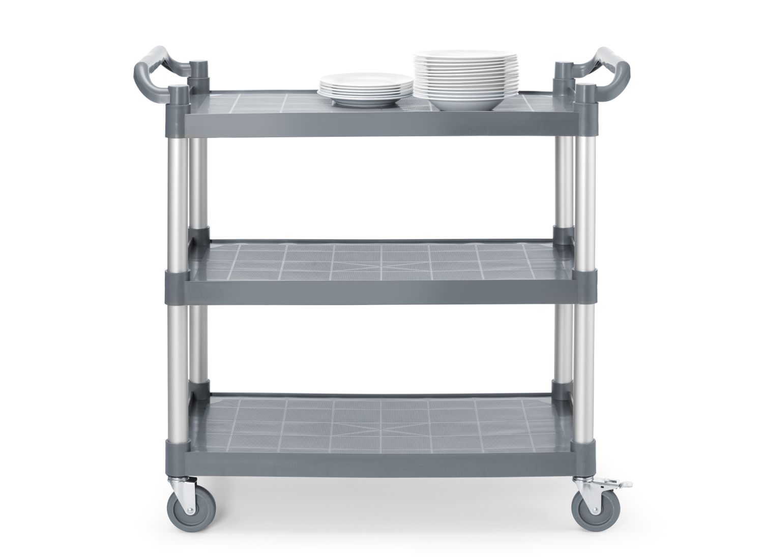 3-obalový polypropylénový servisný vozík, veľký, AmerBox, 1010x500x(H)960mm