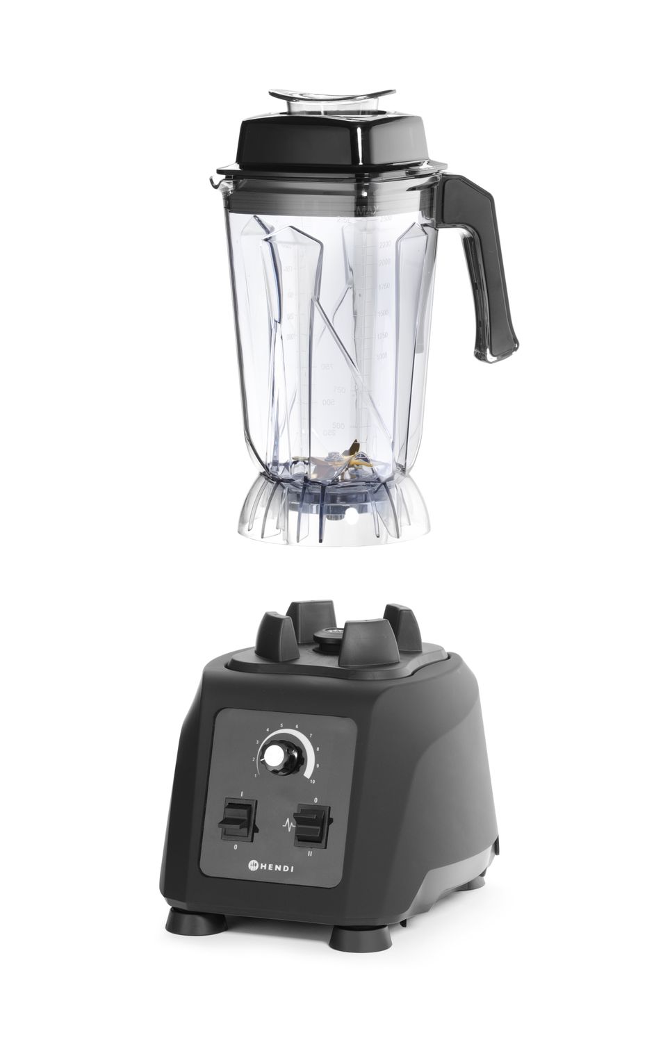 Barový mixér, HENDI, 2,5L, Čierna, 220-240V/1680W, 320x250x(H)532mm
