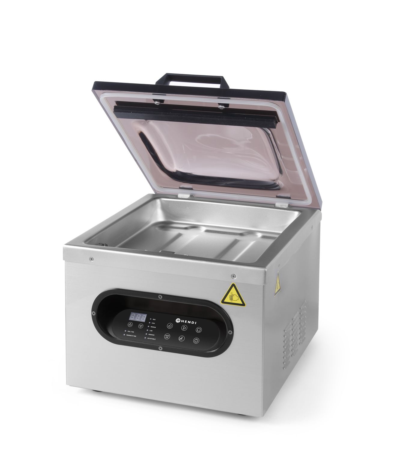 Vákuový baliaci stroj Kitchen Line - komorový, HENDI, Kitchen Line, 230V/630W, 360x490x(H)365mm