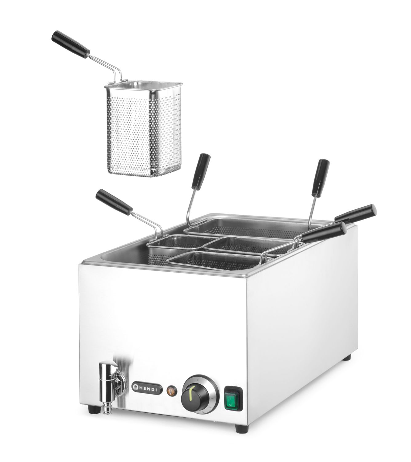 Varič cestovín, HENDI, 25L, 220-240V/3500W, 601x326x(H)279mm