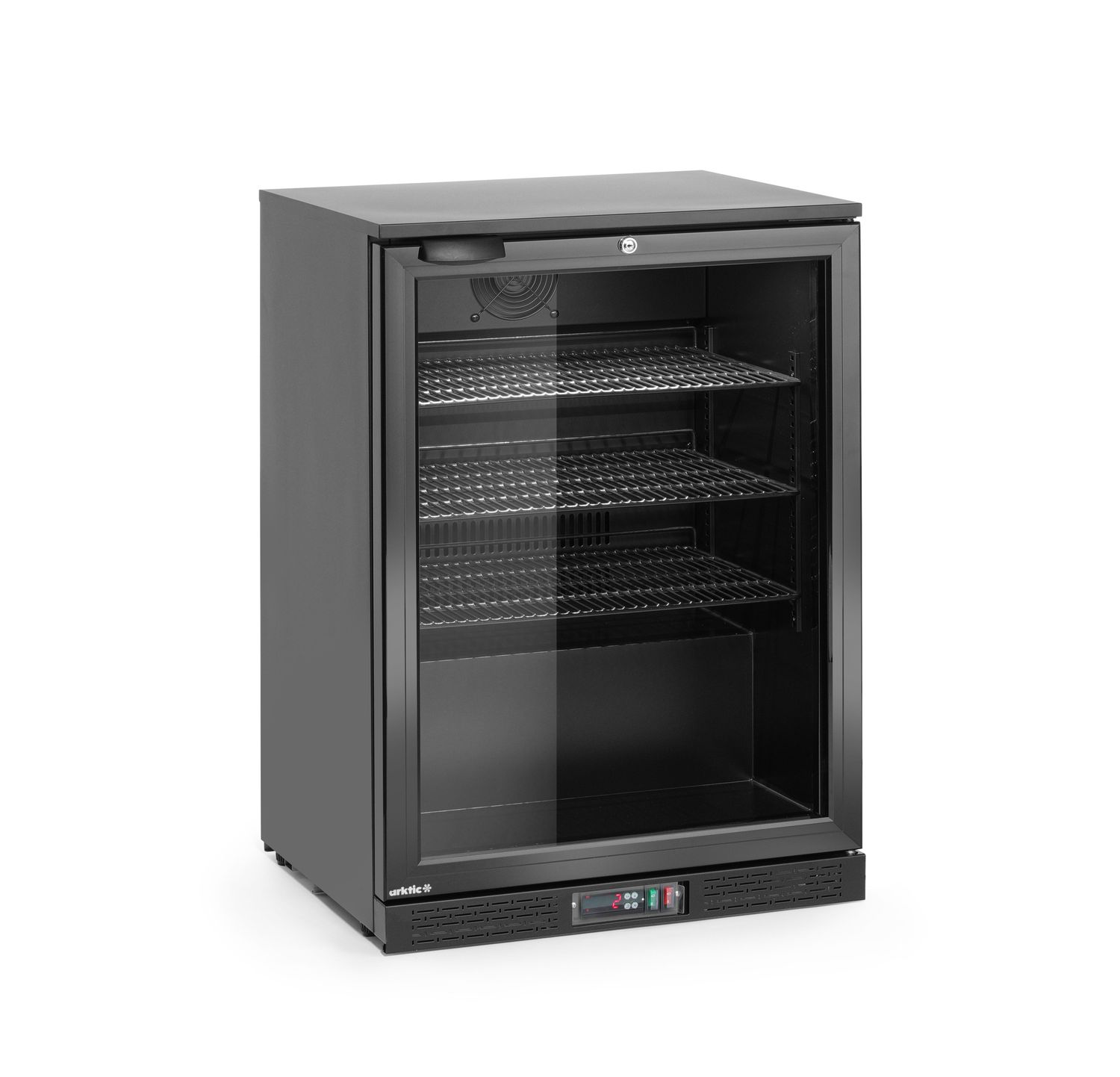 Barová chladnička, jednodverová, Arktic, 105L, Čierna, 220-240V/120W, 600x530x(H)870mm