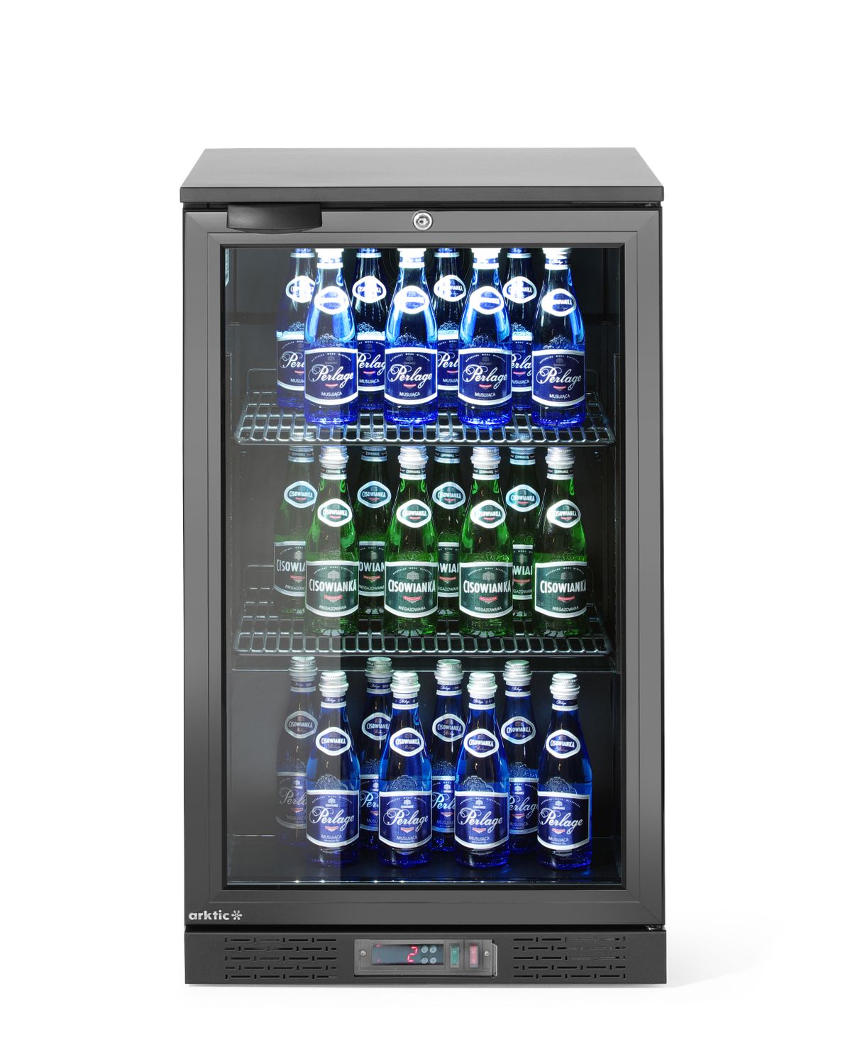 Barová chladnička, jednodverová, Arktic, 86L, Čierna, 220-240V/120W, 500x530x(H)870mm