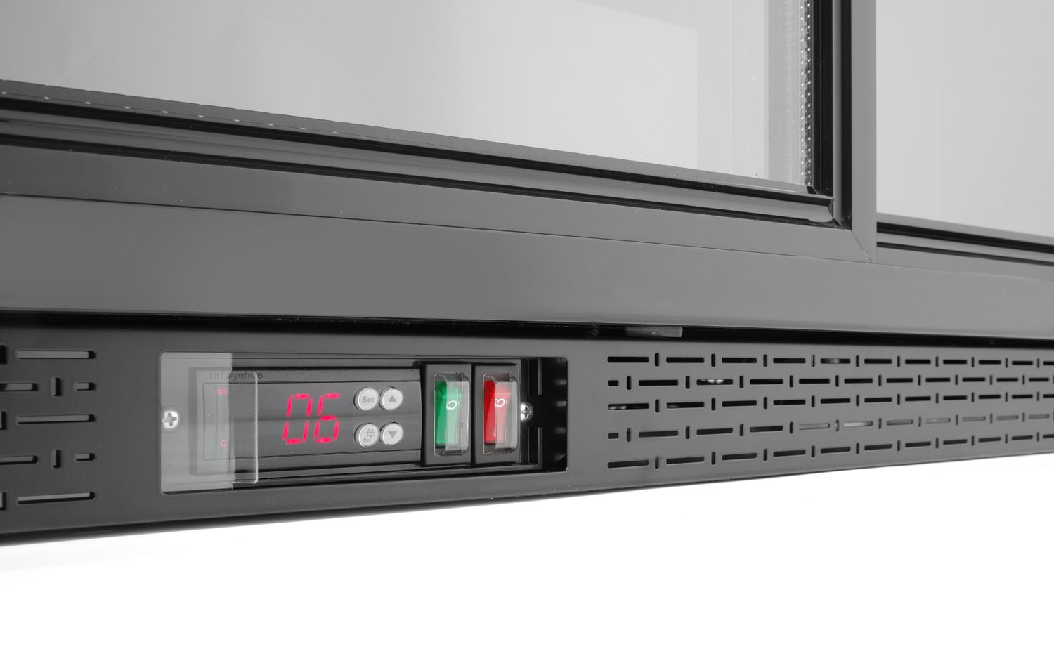 Barová chladnička s 3 posuvnými dverami, Arktic, 308L, Čierna, 220-240V/160W, 1350x520x(H)865mm