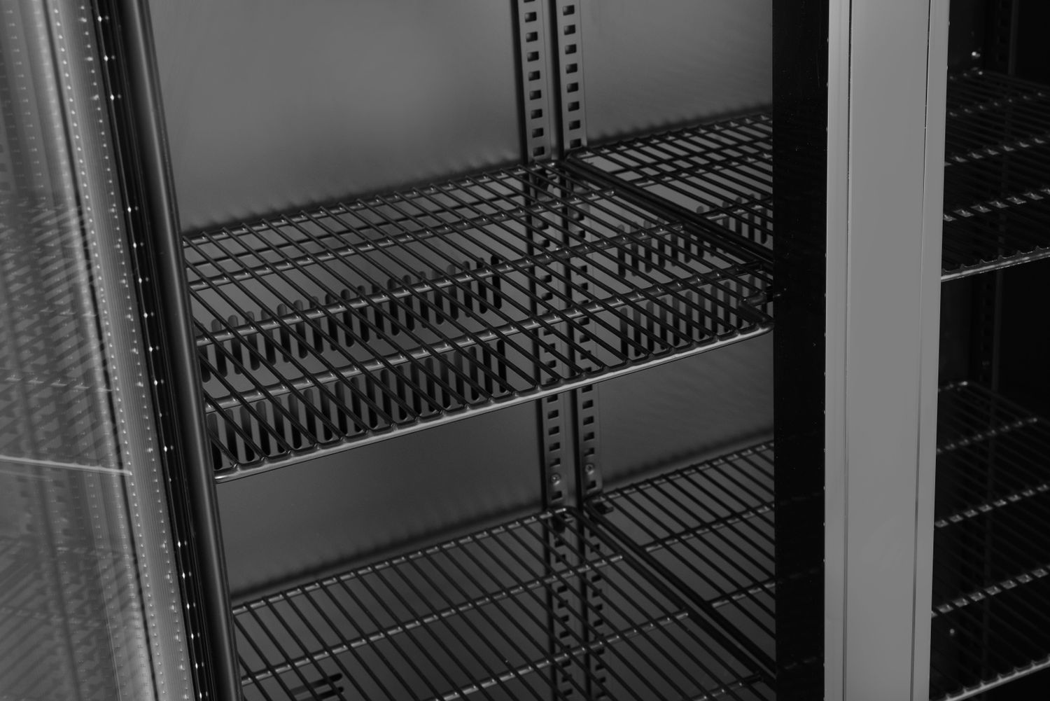 Barová chladnička dvojdverová, Arktic, 384L, Čierna, 220-240V/365W, 900x530x(H)1820mm