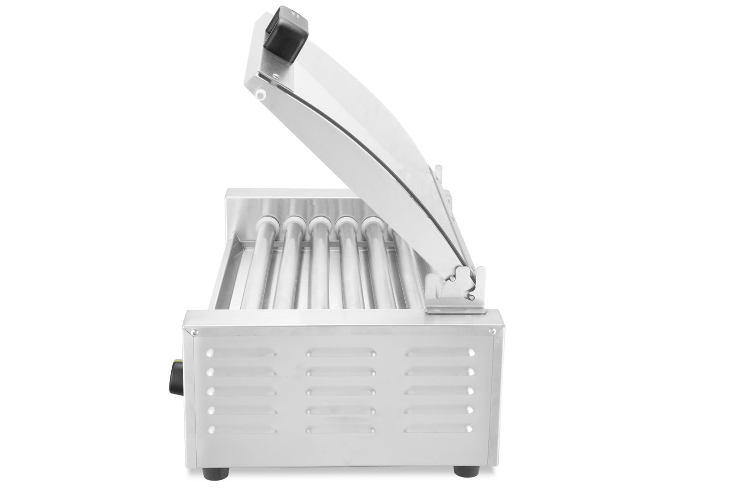 Gril na párky a klobásy, 1-zónový s energeticky úsporným krytom, HENDI, 230V/620W, 566x375x(H)259mm