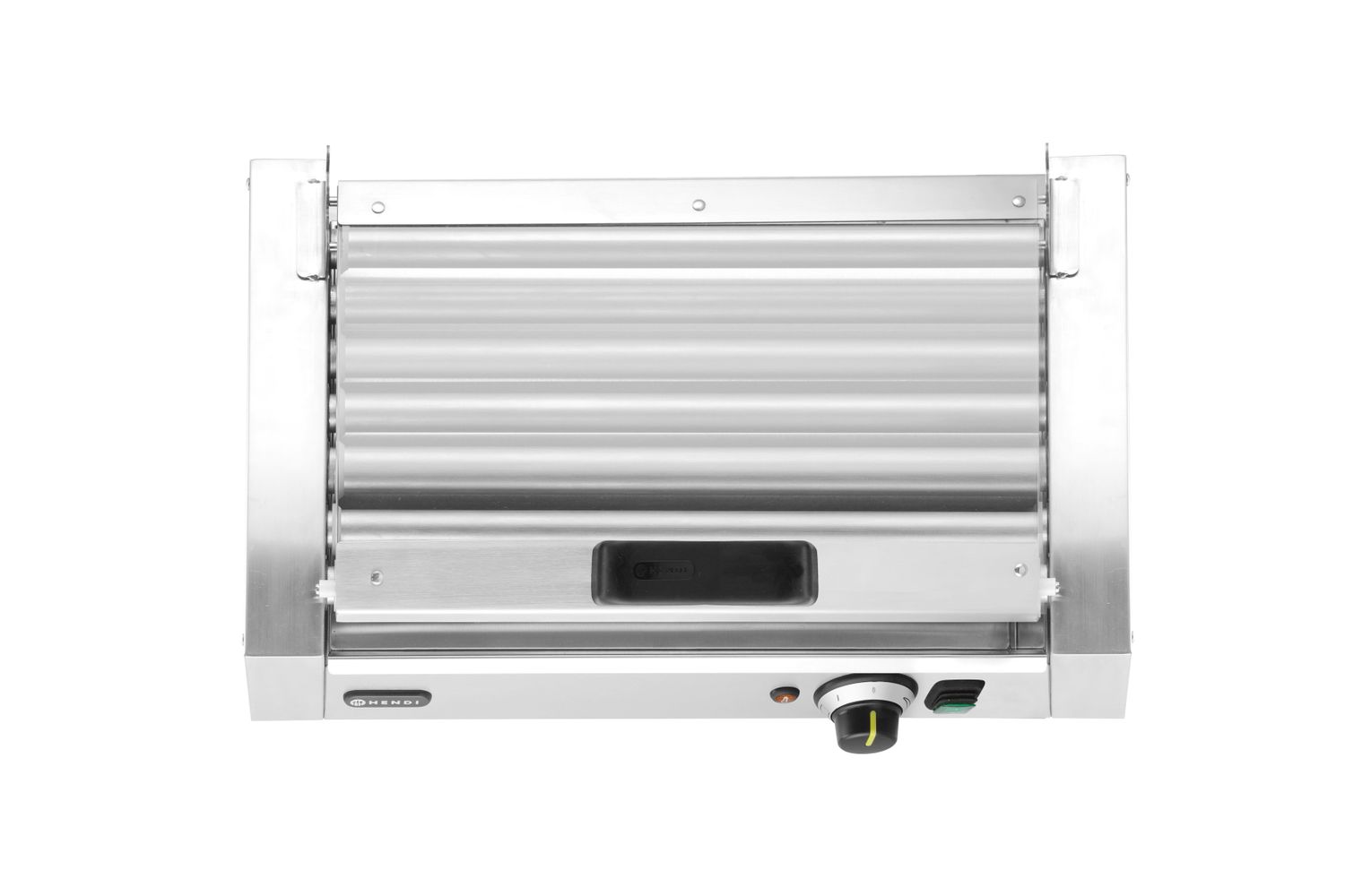 Gril na párky a klobásy, 1-zónový s energeticky úsporným krytom, HENDI, 230V/620W, 566x375x(H)259mm