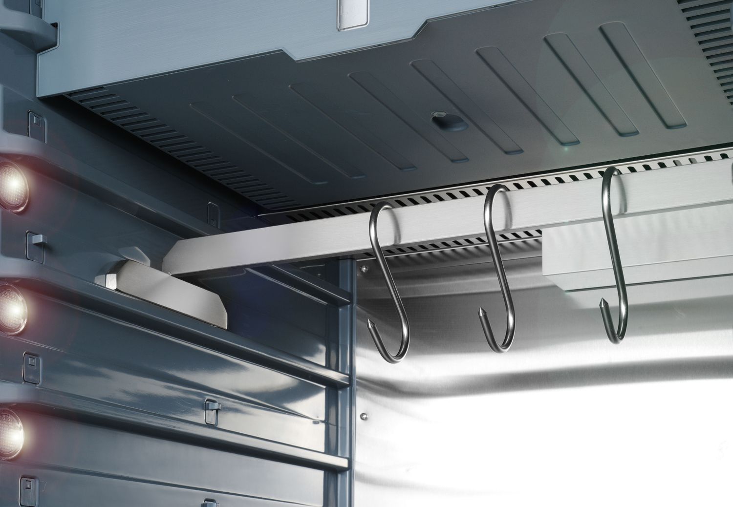 Chladiaca skriňa na suché zrenie mäsa, Arktic, 352L, Čierna, 220-240V/170W, 595x760x(H)1720mm