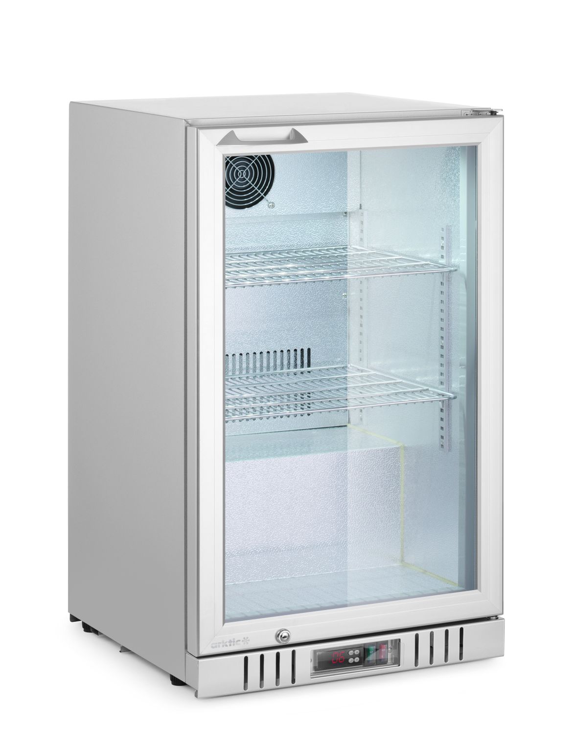 Chladnička barová s 1 dverami, Arktic, 75L, Strieborná, 220-240V/120W, 530x500x(H)840mm