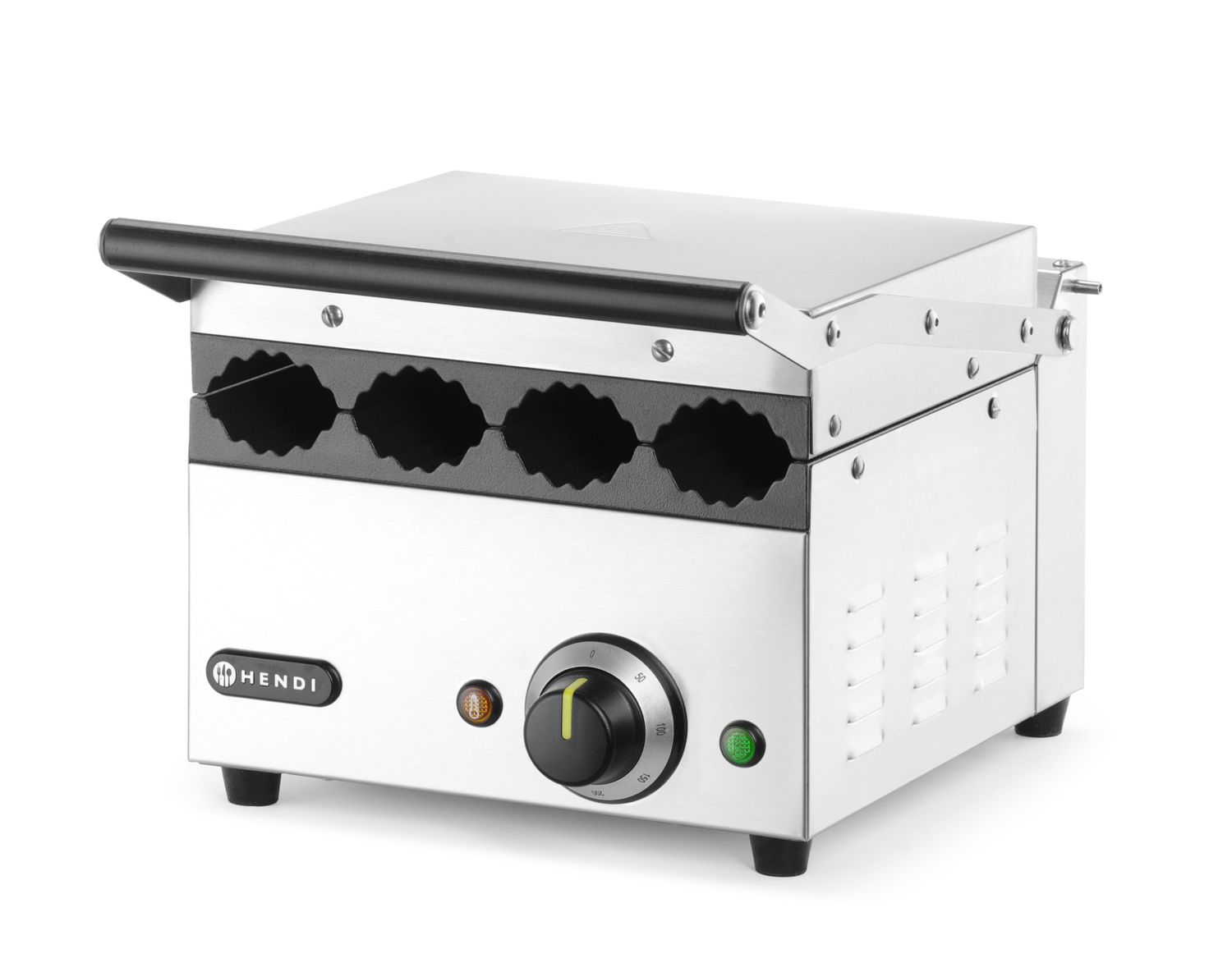 Kontaktný gril na hotdog a tortily, HENDI, 220-240V/1800W, 385x285x(H)254mm