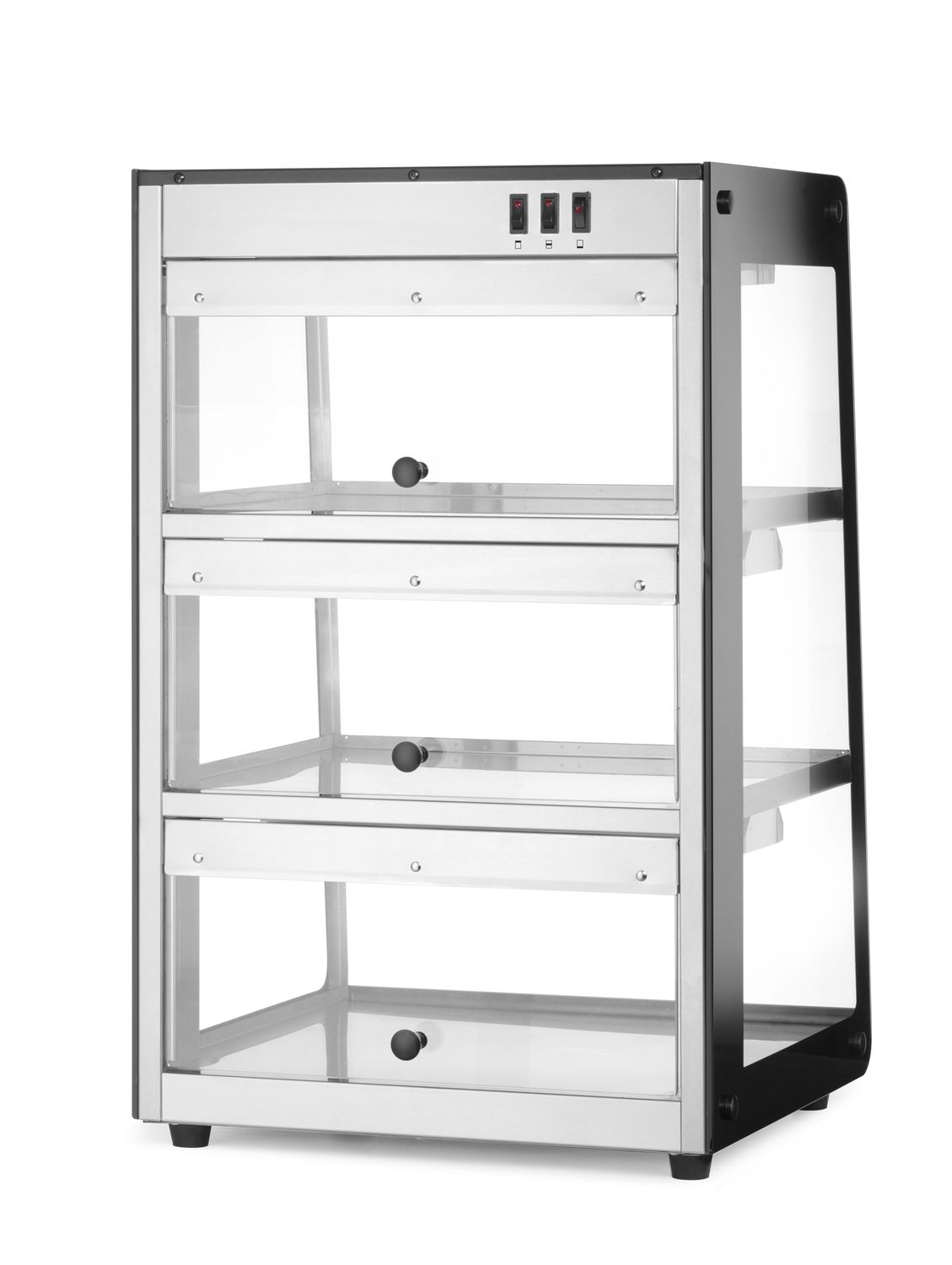 Vyhrievaná pultová vitrína, HENDI, Čierna, 220-240V/500W, 472x447x(H)775mm