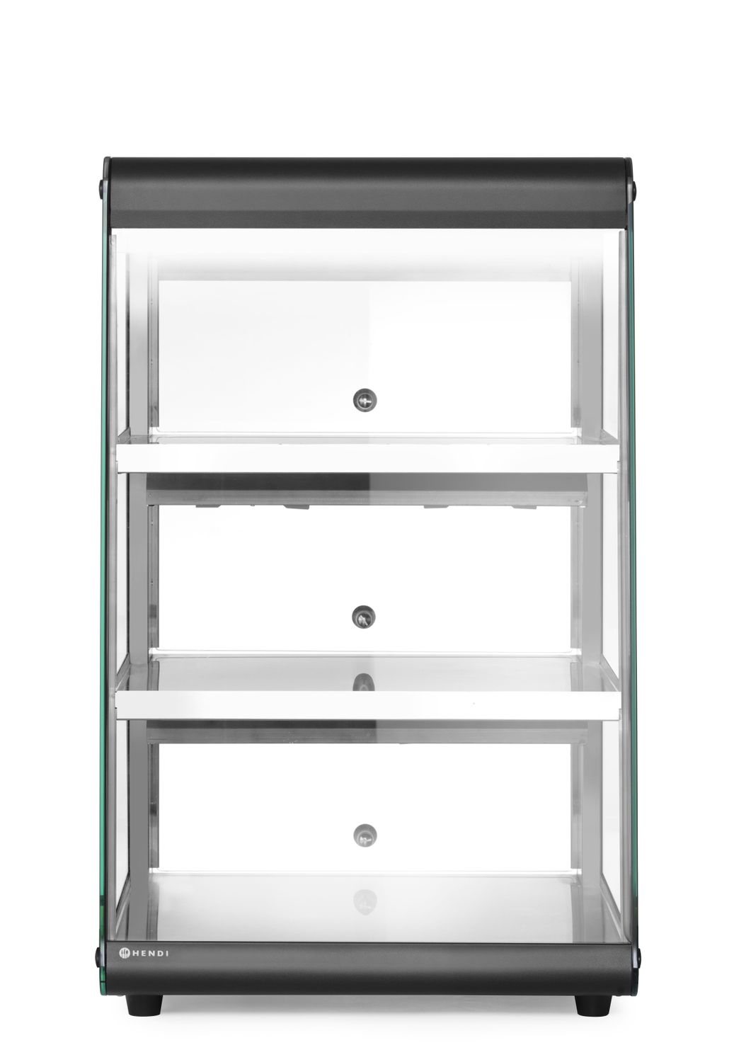 Vyhrievaná pultová vitrína, HENDI, Čierna, 220-240V/500W, 472x447x(H)775mm