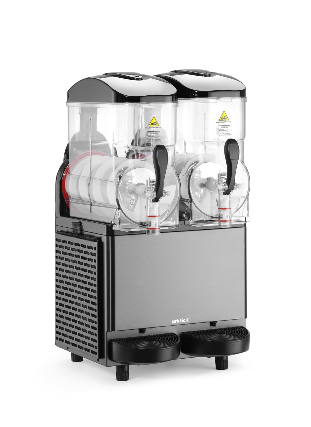 Výrobník ľadovej triešte 2x 12l, Arktic, 24 l, Čierna, 220-240 V/710 W, 415 × 507 × 810 mm | 274361
