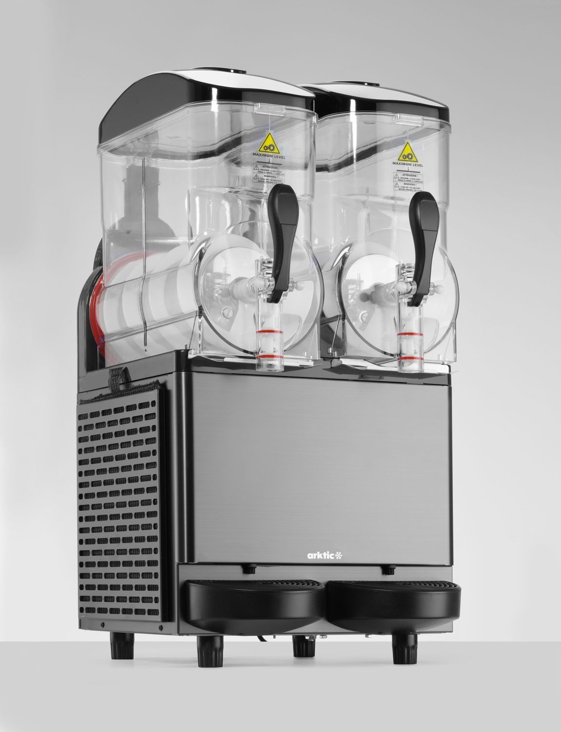 Výrobník ľadovej triešte 2x 12l, Arktic, 24 l, Čierna, 220-240 V/710 W, 415 × 507 × 810 mm | 274361