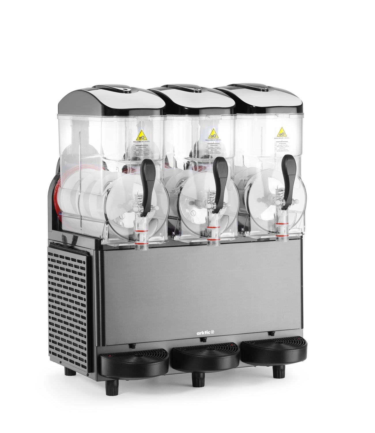 Výrobník ľadovej triešte 3x 12 l, Arktic, 36 l, Čierna, 220-240 V/1080 W, 610 × 490 × 775 mm | 274378