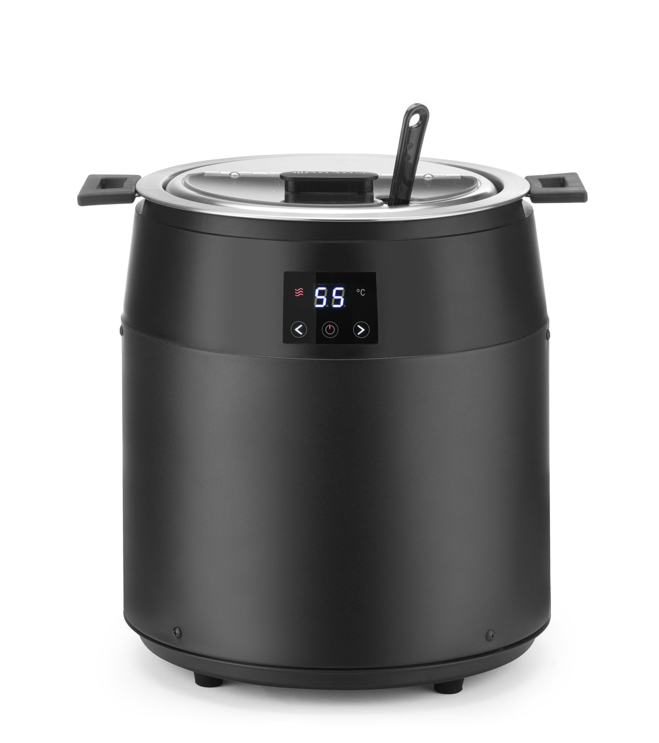 Kotlík na polievku bez vody, 10L, HENDI, 10L, Čierna, 220-240V/450W, ⌀330x(H)398mm