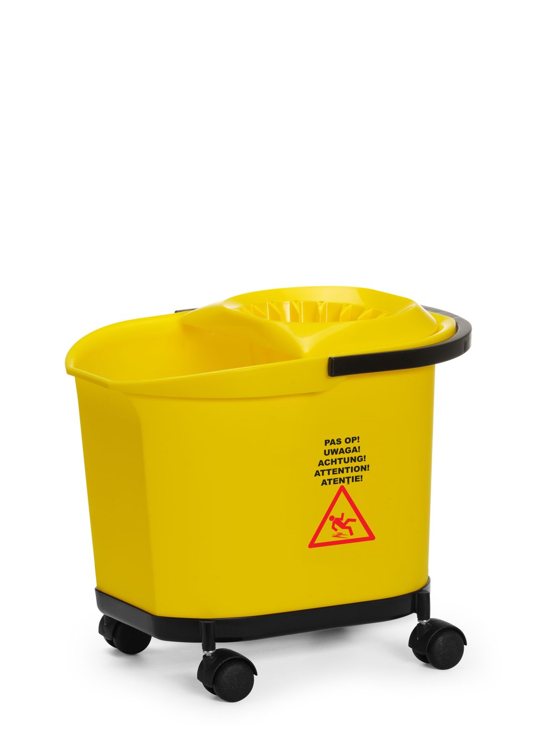 Vedro na mop, HENDI, 16 l, Žltá, 405 × 296 × 340 mm | 873397