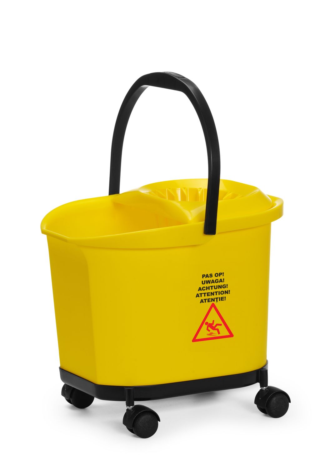 Vedro na mop, HENDI, 16 l, Žltá, 405 × 296 × 340 mm | 873397