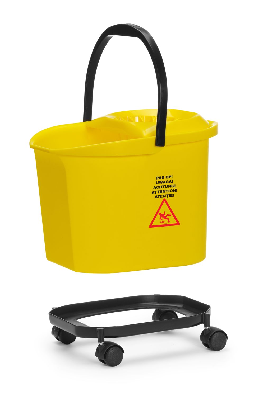 Vedro na mop, HENDI, 16 l, Žltá, 405 × 296 × 340 mm | 873397