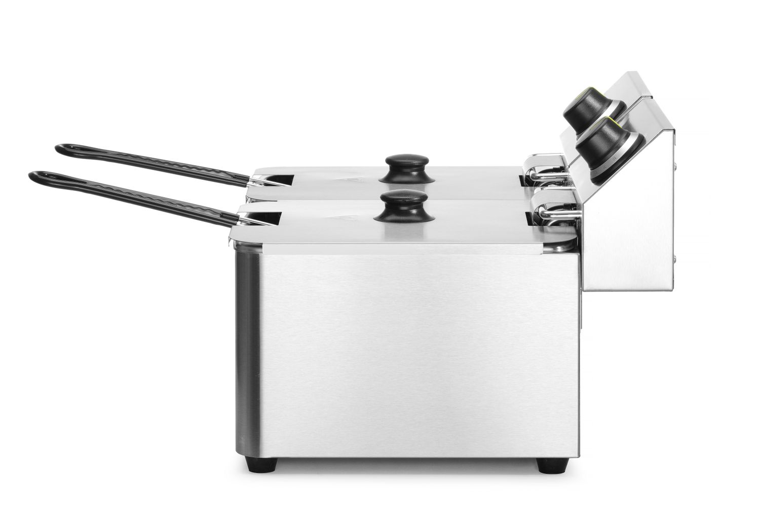 Fritéza Kitchen Line - 2x 8L, HENDI, Kitchen Line, 16L, 230V/7000W, 542x430x(H)351mm