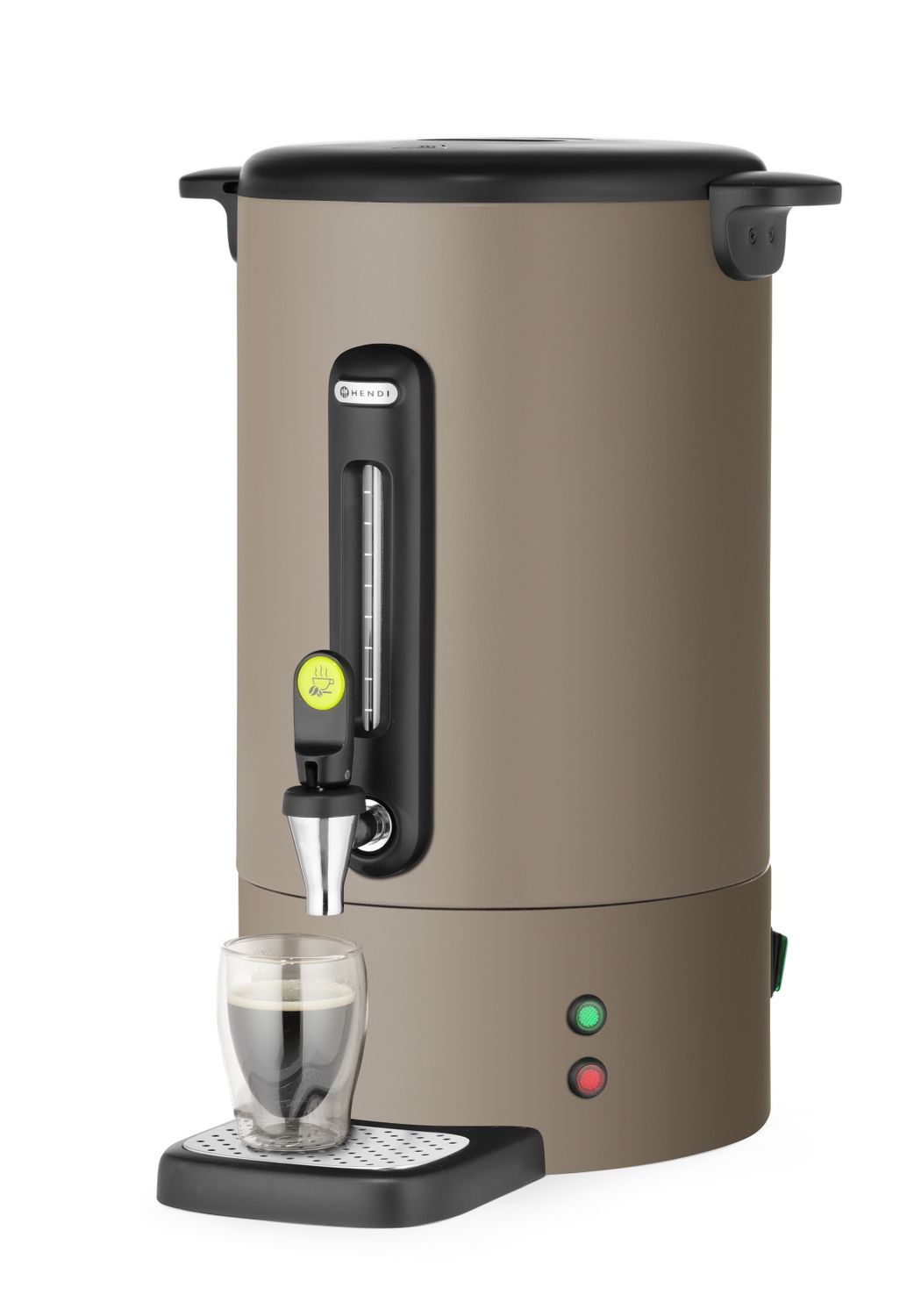 Perkolátor UNIQ, HENDI, designed by Robert Bronwasser, 14L, Taupe, 220-240V/1750W, 357x380x(H)502mm