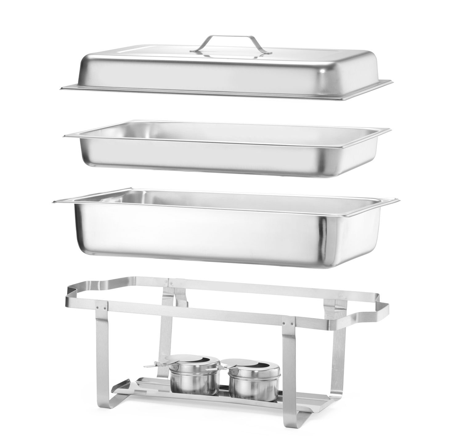 Chafing – súprava 4 ks, HENDI, GN 1/1, 7,5L, 600x355x(H)305mm