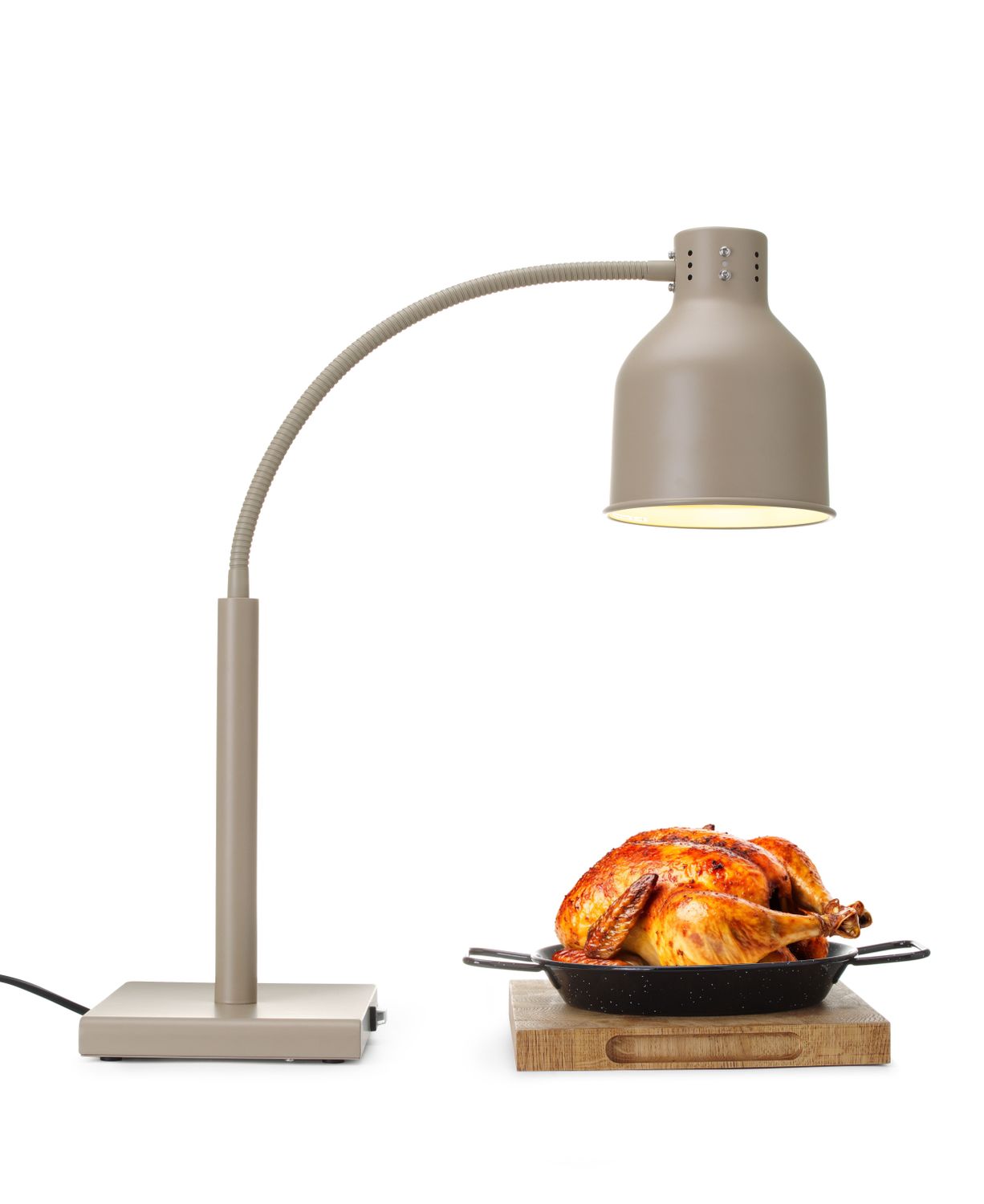 Flexibilná ohrievacia lampa , HENDI, Béžová, 220-240V/250W, 268x203x(H)660mm