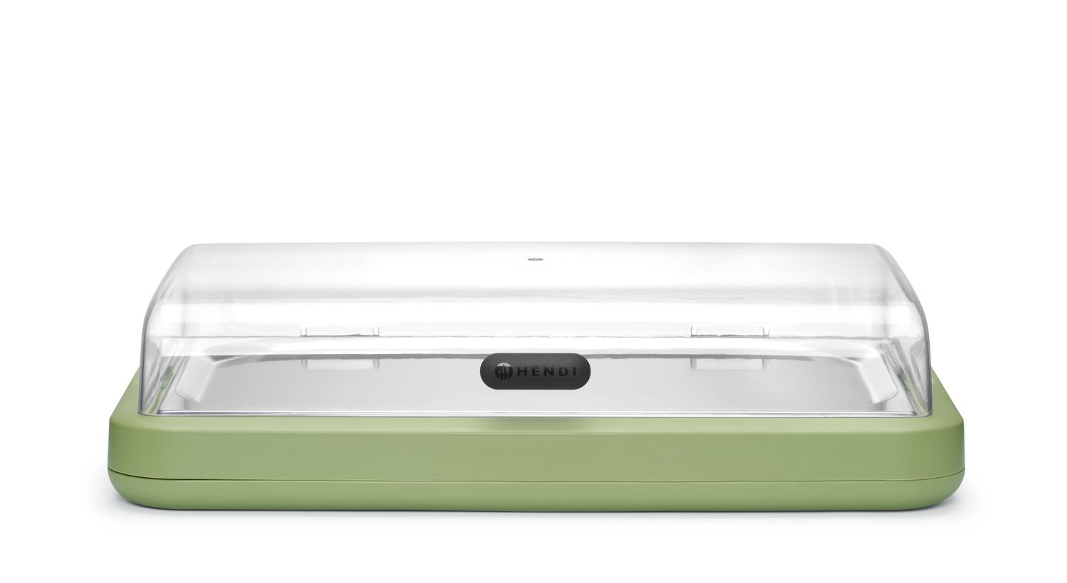 Chladiaca vitrína UNIQ, HENDI, designed by Robert Bronwasser, GN 1/1, Zelená, 593x389x(H)147mm