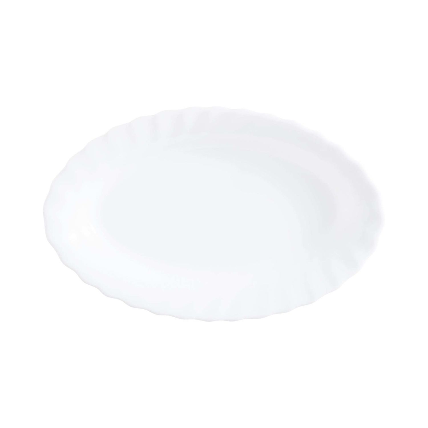 Servírovacia misa Trianon, Arcoroc, 220 mm, Biela, 220 × 140 × 28 mm | D6885