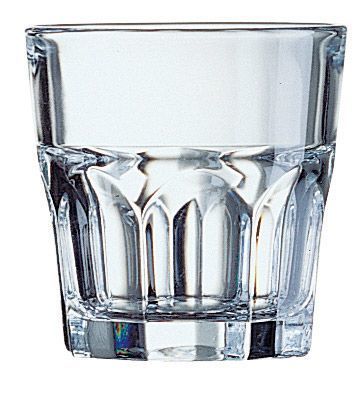 Nízky pohár Granity, Arcoroc, 200 ml, 0,2 l, Priehľadná, 6 ks, Ø80 × 81 mm | J2611