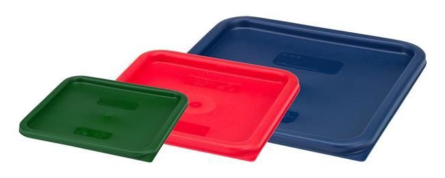 Veko na nádobu CamSquare značky CAMBRO, Cambro, na 5,7 l a 7,6 l nádobu, červené, Červená, 227 × 227 × 16 mm | SFC6451
