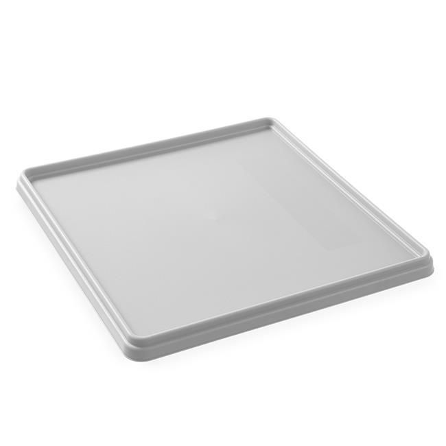 Pokrievka na koše 500 × 500 mm, AmerBox, šedý, svetlosivá, 500 × 500 × 35 mm | 877791