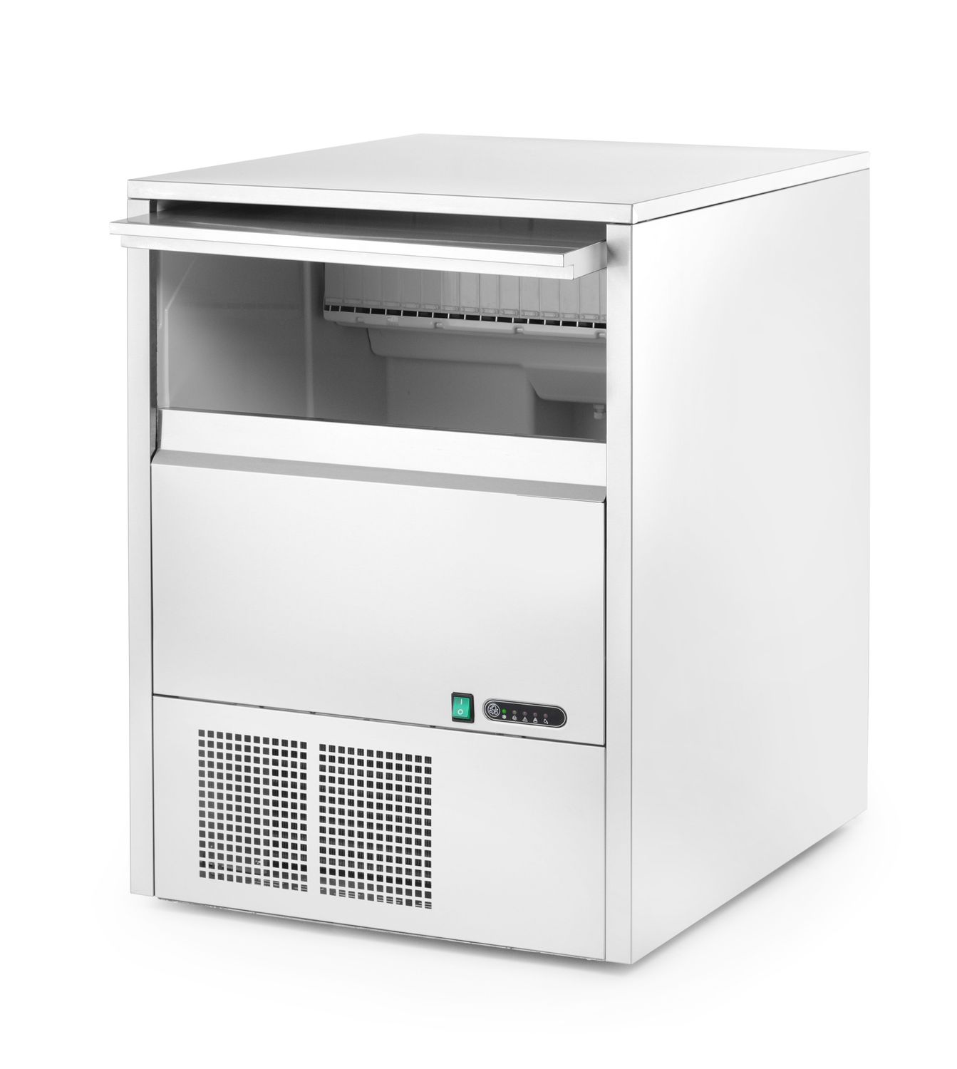 Stroj na výrobu kociek ľadu, Arktic, Strieborná, 220-240V/630W, 715x605x(H)835mm
