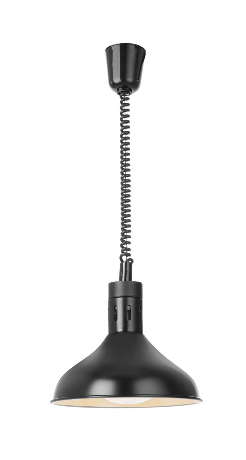Ohrevná lampa nastaviteľná, tvar zvon, HENDI, Čierna, 230V/250W, ⌀295x(H)207mm