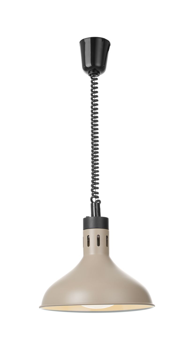 Ohrevná lampa nastaviteľná, tvar zvon, HENDI, Béžová, 230V/250W, ⌀295x(H)207mm