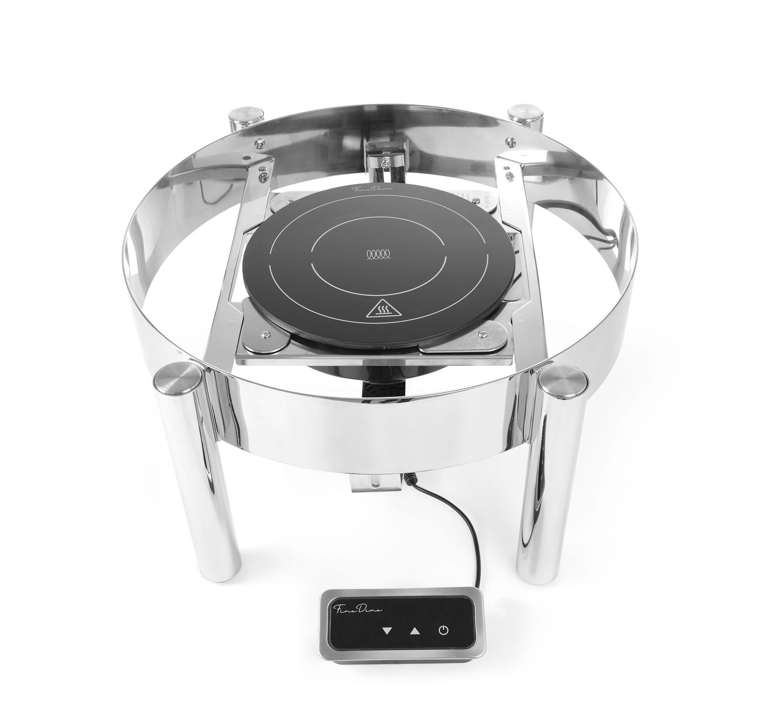 Indukčný ohrievač 800 W, Fine Dine, Čierna, 230V/800W, ⌀245x(H)80mm