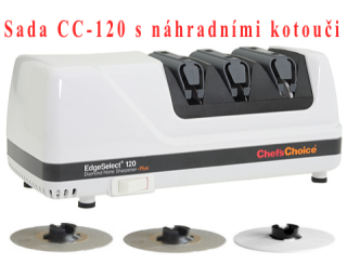 ChefsChoice | SET brúsku model CC-120 + náhradných kotúčov