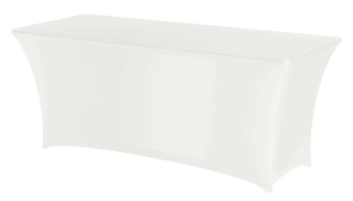 Obdĺžnikový obrus , HENDI, 810927, Biela, 1500x760x(H)730mm