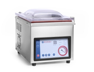 Komorová vákuová balička, HENDI, Profi Line, Zváracia lišta 260 mm, 230V/370W, 330x480x(H)360mm