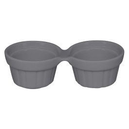 RAK Chef's Fusion ramekin dvojitý 13 cm, sivý | RAK-CFDR02GY