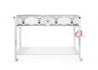 Plynový gril Grill-Master Quattro, HENDI, 22kW, 1330x600x(H)920mm