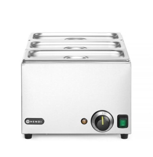 Sada obsahuje: Miska HENDI RANGER + 3x GN 1/3 s vekom, HENDI, GN 1/1, 230V/1000W, 590x332x(H)242mm