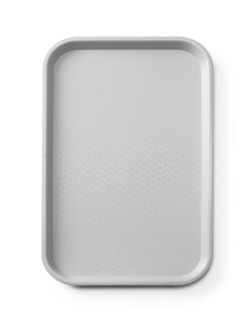 Polypropylénová tácka na fast food GN 1/1, AmerBox, GN 1/1, Svetlošedá, 530x325x(H)20mm