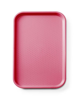 Polypropylénová tácka na fast food GN 1/1, AmerBox, GN 1/1, Červená, 530x325x(H)20mm