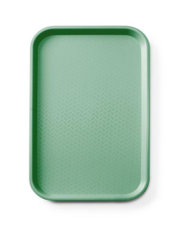 Polypropylénová tácka na fast food GN 1/1, AmerBox, GN 1/1, Zelená, 530x325x(H)20mm