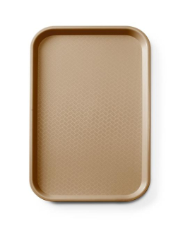 Polypropylénová tácka na fast food GN 1/1, AmerBox, GN 1/1, Hnedá, 530x325x(H)20mm