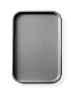 Polypropylénová tácka na fast food GN 1/1, AmerBox, GN 1/1, Čierna, 530x325x(H)20mm