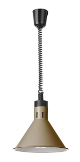Kuželová infra lampa, HENDI, Béžová, 230V/250W, ⌀275x(H)250mm