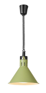 Kuželová infra lampa, HENDI, Zelená, 230V/250W, ⌀275x(H)250mm
